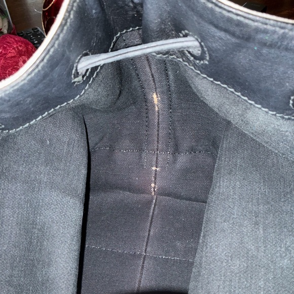 Balenciaga Canvas & Leather Drawstring Bucket Bag with Pouch – Preloved - Picture 12 of 14